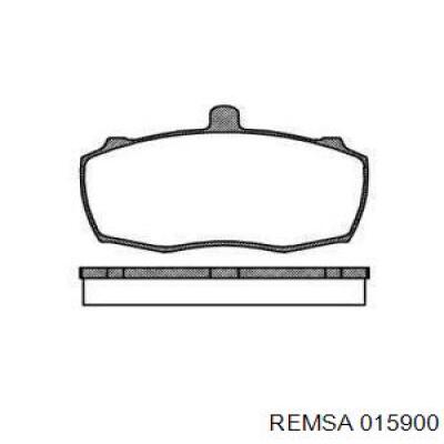 Гальмівні колодки Remsa 015900 ціна, від 24.02 USD