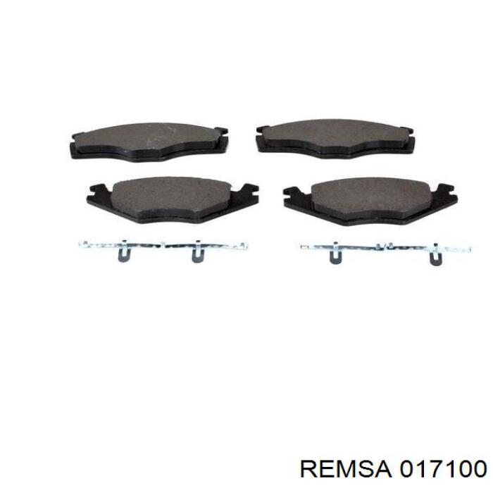 Купити 017100 Remsa Колодки гальмівні передні, дискові