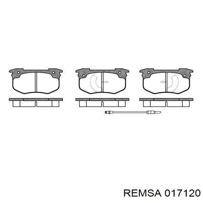 Тормозні колодки Remsa 017120