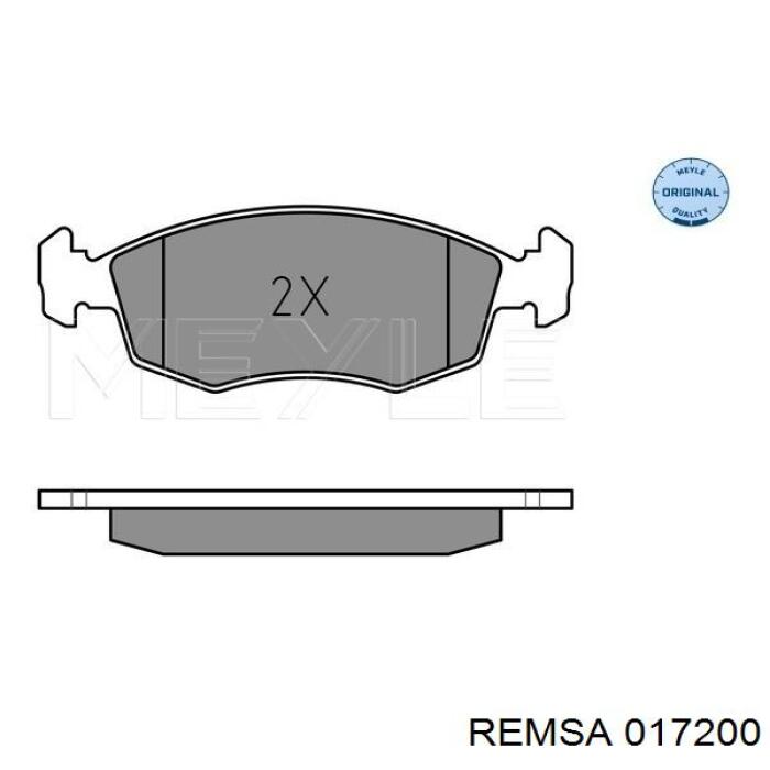 Купити 017200 Remsa Колодки гальмівні передні, дискові