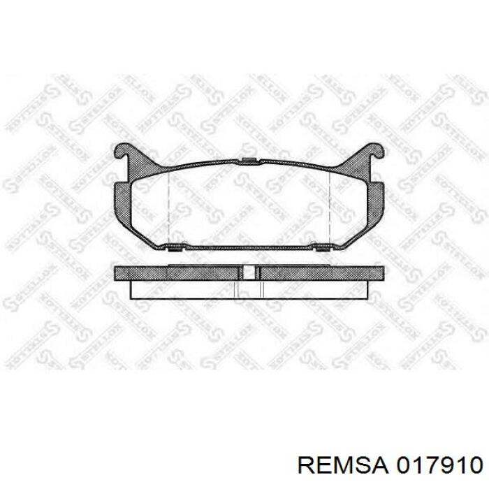 Задні гальмівні колодки Remsa 017910 ціна, від 16.95 USD