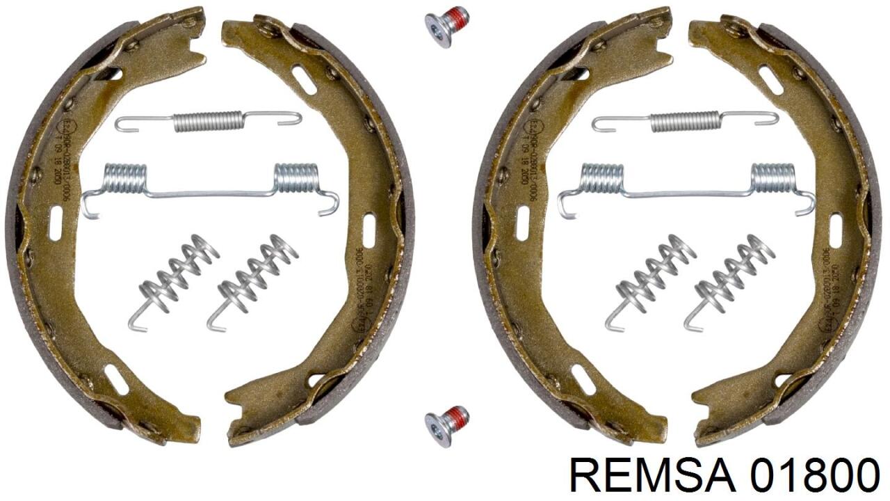 Колодки гальмівні передні, дискові 01800 Remsa
