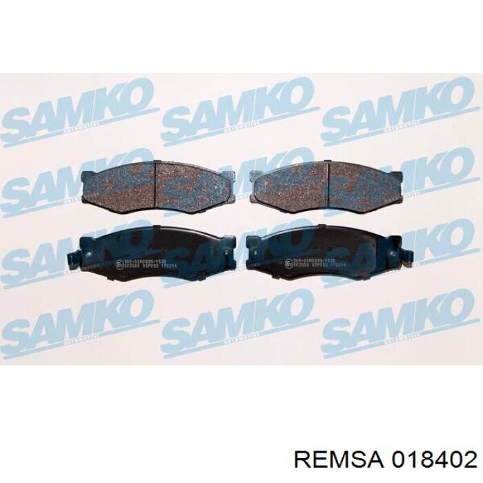 Купити 018402 Remsa Колодки гальмівні передні, дискові
