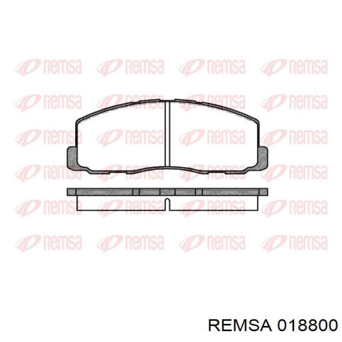 018800 Remsa колодки гальмівні передні, дискові