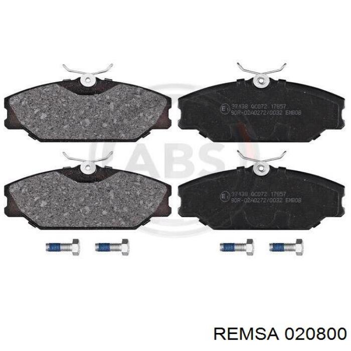 Купити 020800 Remsa Колодки гальмівні передні, дискові