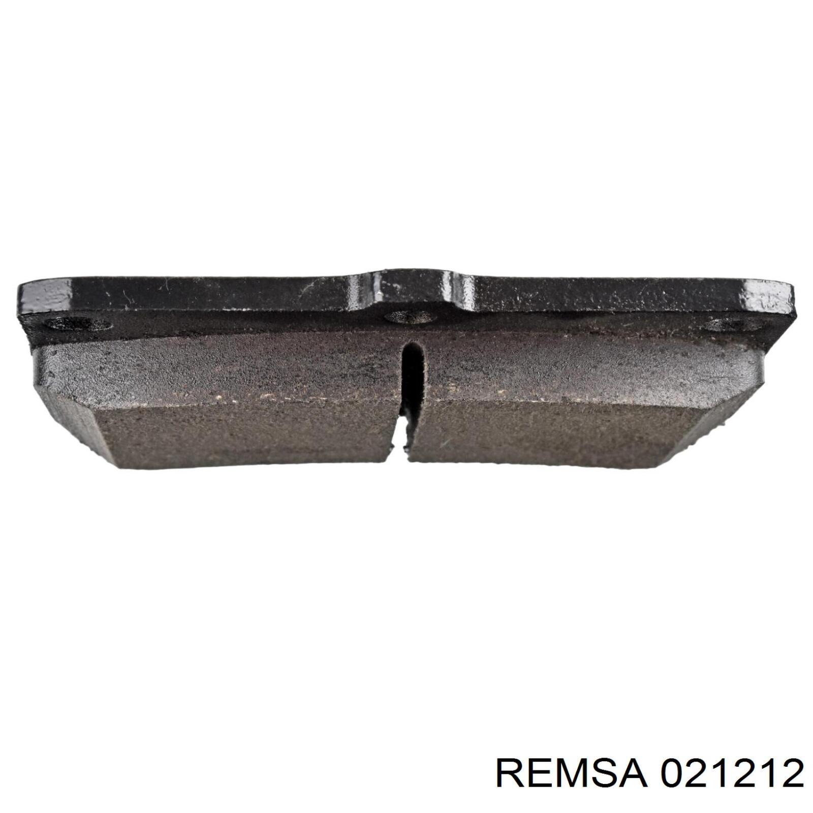 Тормозні колодки Remsa 021212
