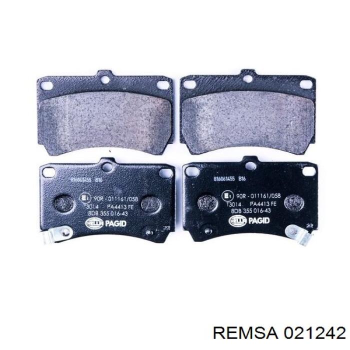 Тормозні колодки Remsa 021242