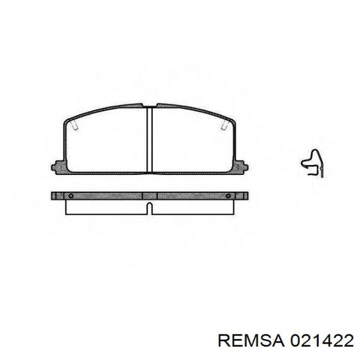 Купити 021422 Remsa Задні колодки