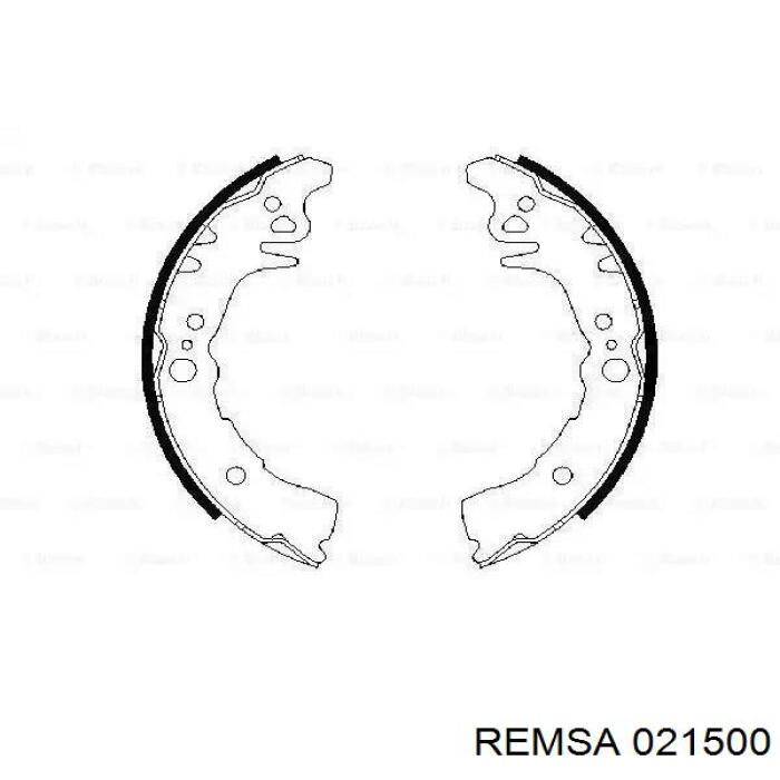 Задні гальмівні колодки Remsa 021500 ціна, від 14.54 USD