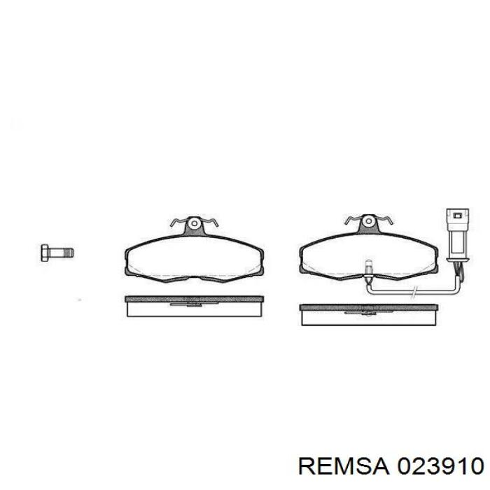 Задні гальмівні колодки Remsa 023910 ціна, від 11.85 USD