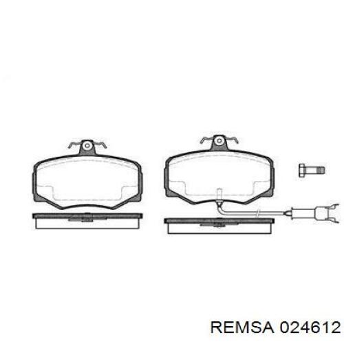 Гальмівні колодки Remsa 024612 ціна, від 18.18 USD