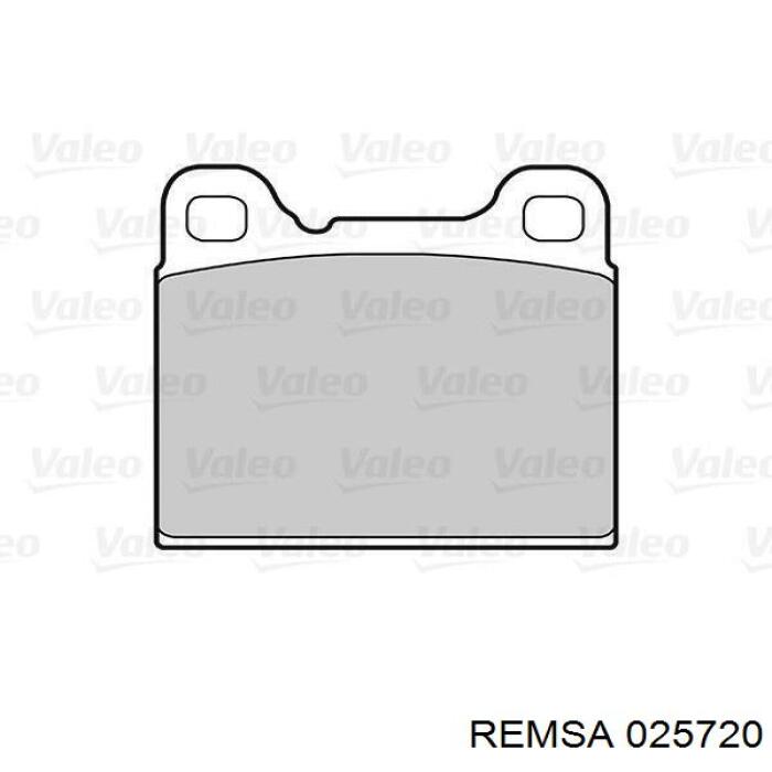 Задні гальмівні колодки Remsa 025720 ціна, від 16.18 USD