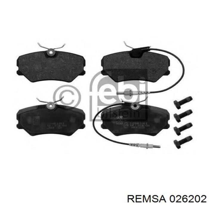 Гальмівні колодки Remsa 026202 ціна, від 16.33 USD