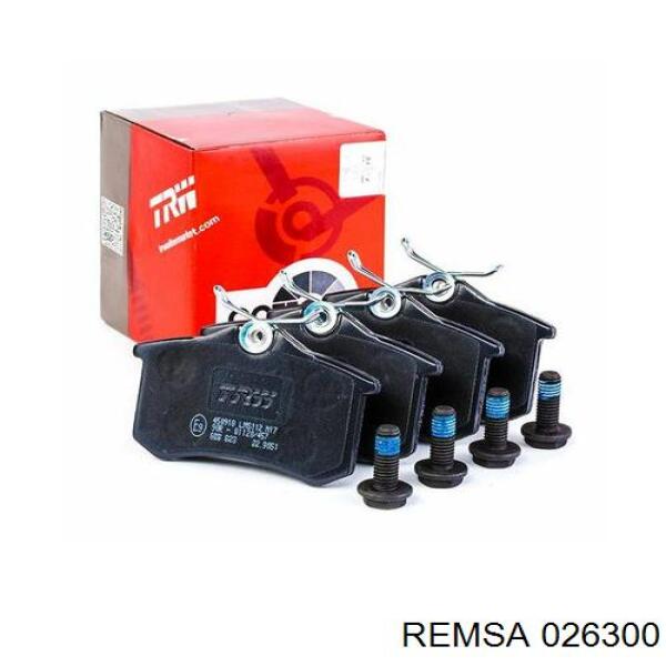 Задні дискові колодки Remsa 026300