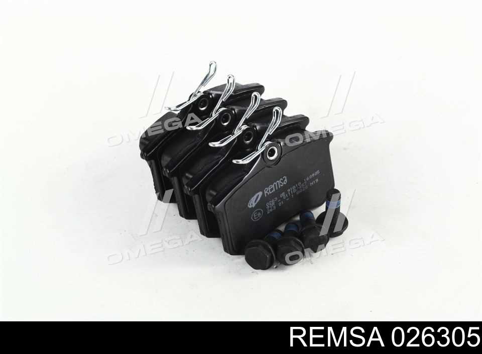 Задні гальмівні колодки Remsa 026305 ціна, від 15.67 USD