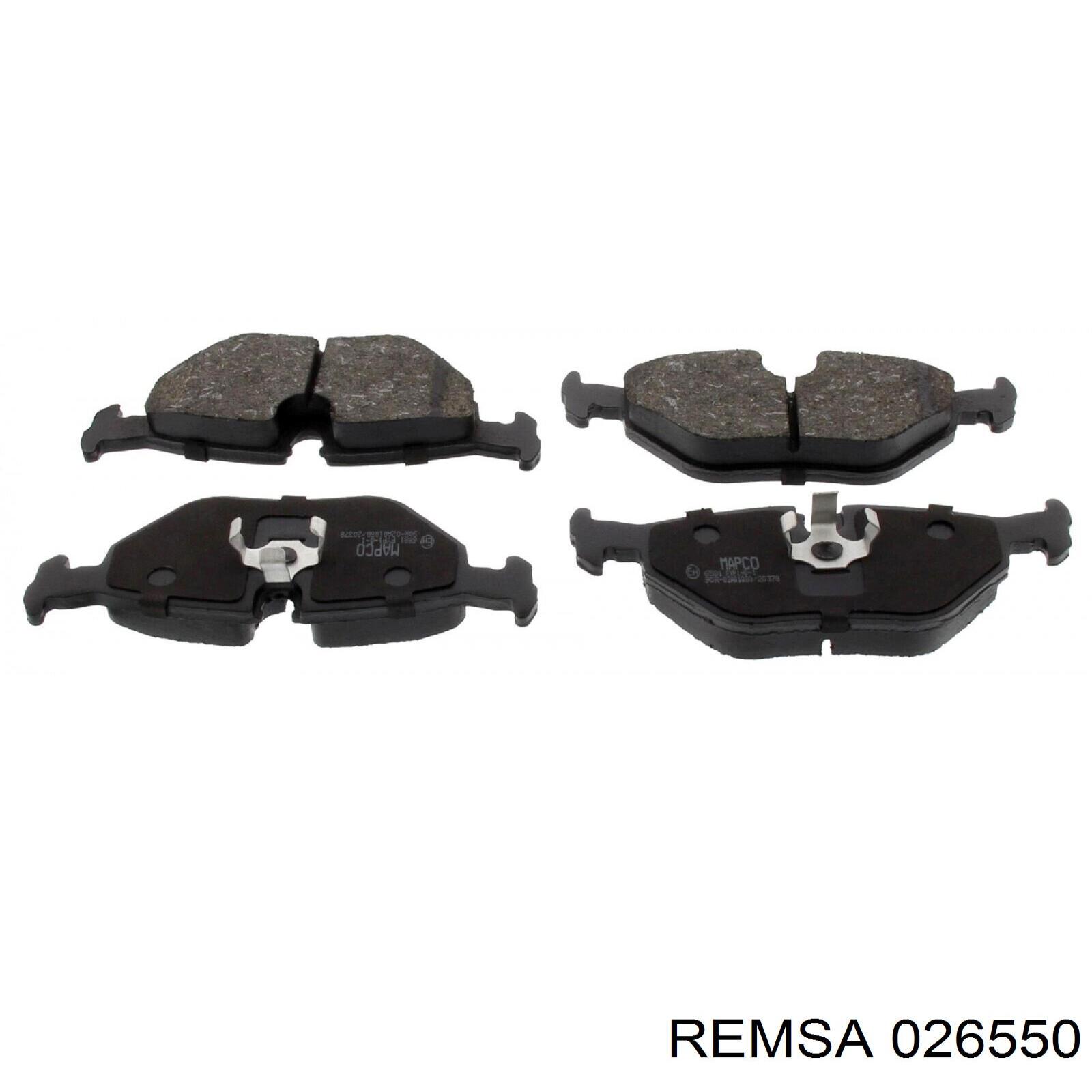 Купити 026550 Remsa Задні колодки