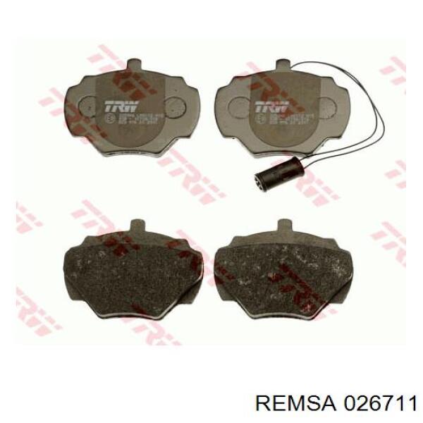 Тормозні колодки Remsa 026711