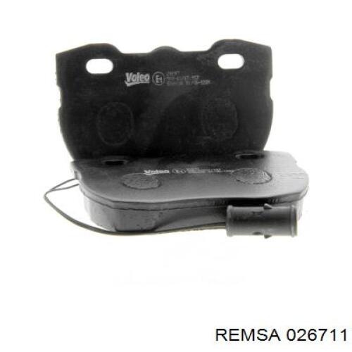 Гальмівні колодки Remsa 026711 ціна, від 27.08 USD