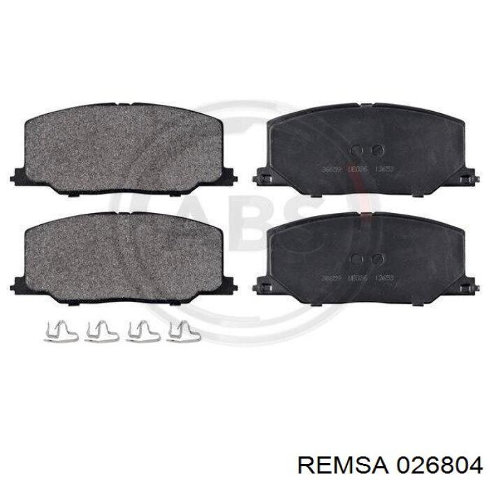 Тормозні колодки Remsa 026804