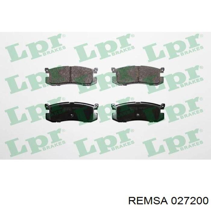 Купити 027200 Remsa Задні колодки