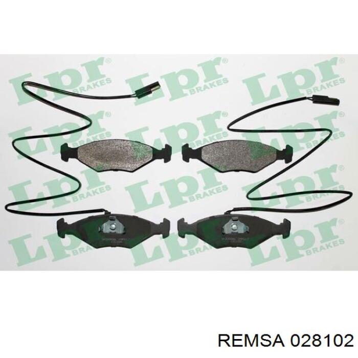 Гальмівні колодки Remsa 028102 ціна, від 22.36 USD