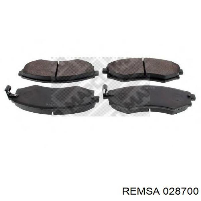Гальмівні колодки Remsa 028700 ціна, від 15.22 USD
