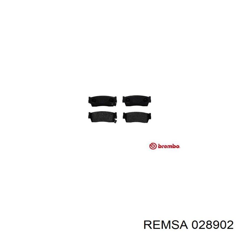 Передні тормозні колодки 028902 Remsa