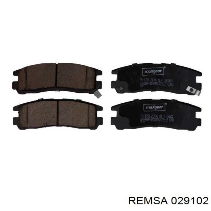 Купити 029102 Remsa Задні колодки