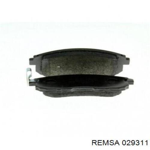 Передні тормозні колодки 029311 Remsa