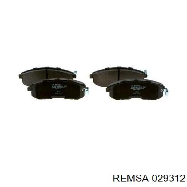 Тормозні колодки Remsa 029312
