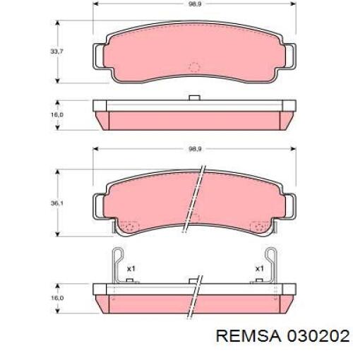 Купити 44060A1789 Nissan/Infiniti Задні колодки