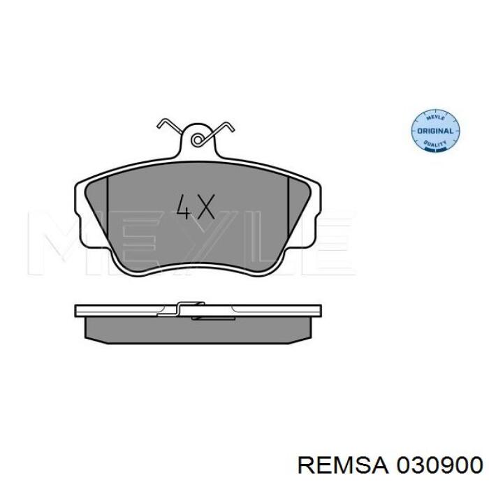 Тормозні колодки Remsa 030900