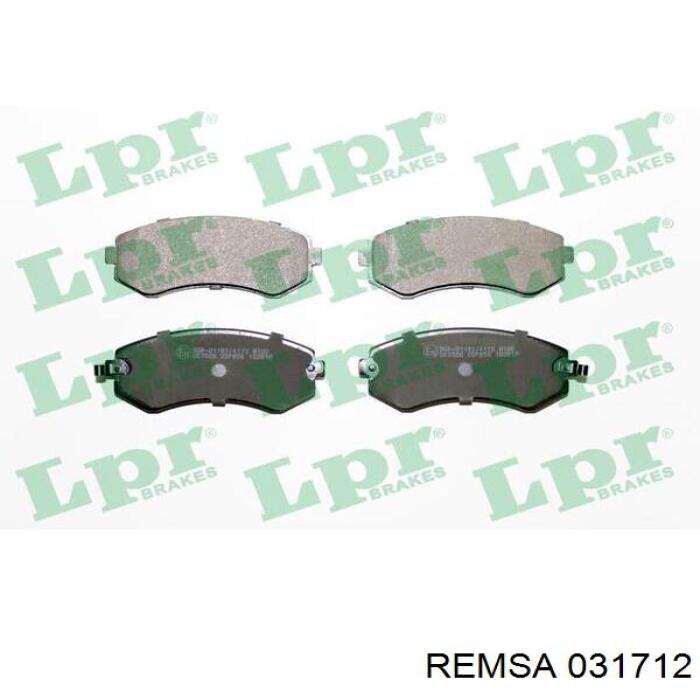 Тормозні колодки Remsa 031712