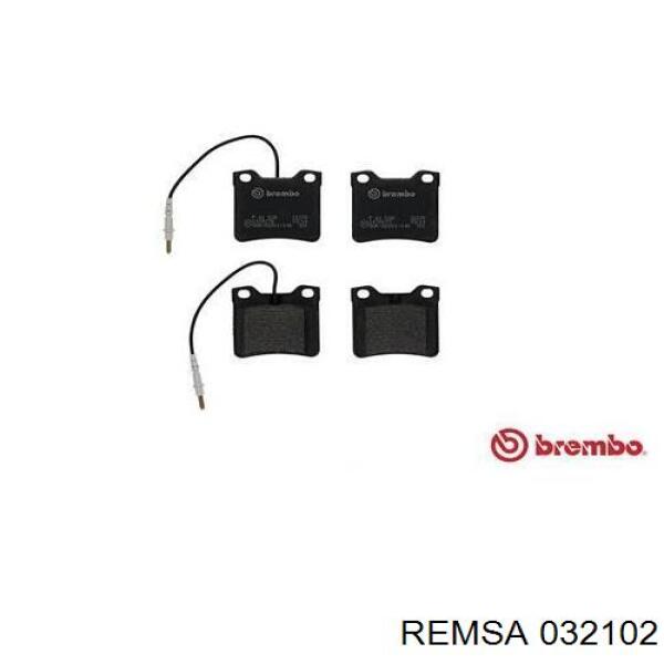 Задні дискові колодки Remsa 032102