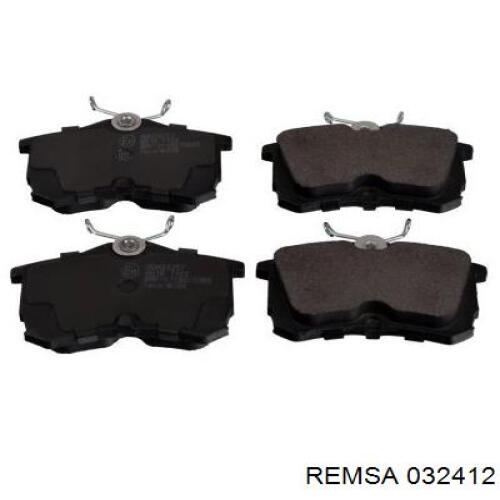 Тормозні колодки Remsa 032412