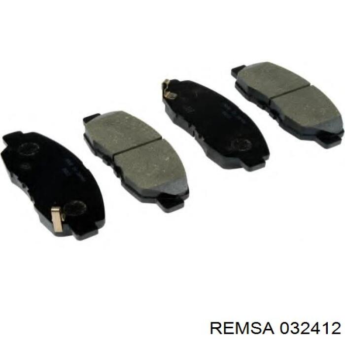 032412 Remsa Передні гальмівні колодки