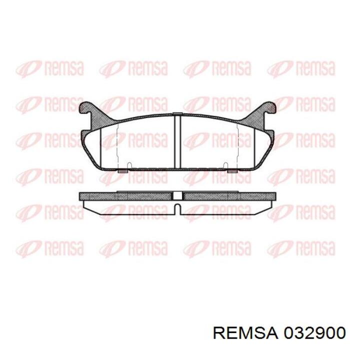 Задні гальмівні колодки Remsa 032900 ціна, від 15.22 USD
