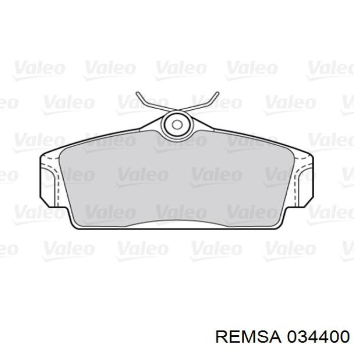 Тормозні колодки Remsa 034400
