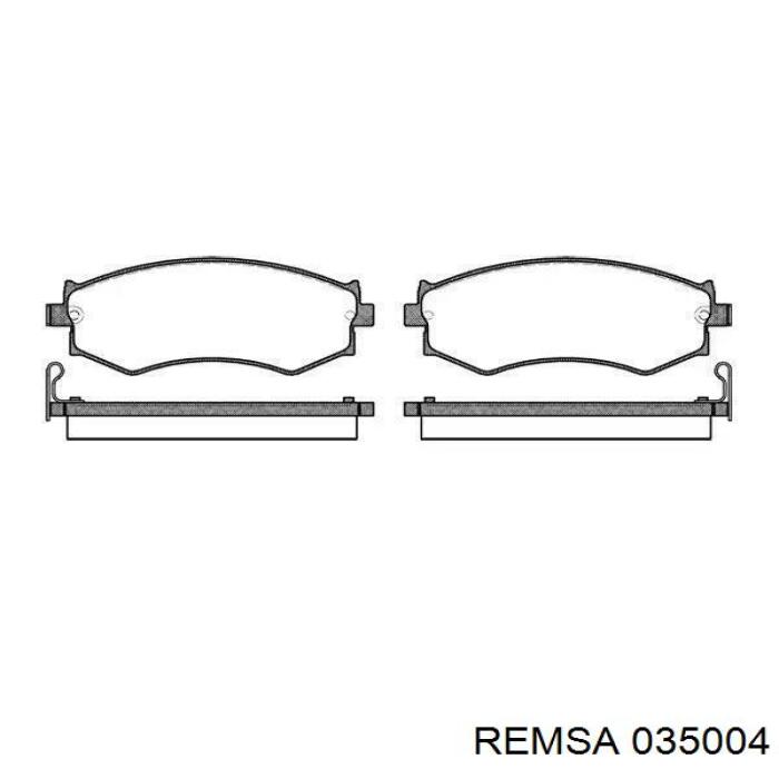 Купити 035004 Remsa Колодки гальмівні передні, дискові