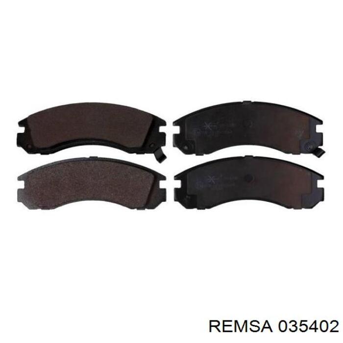 Передні тормозні колодки 035402 Remsa