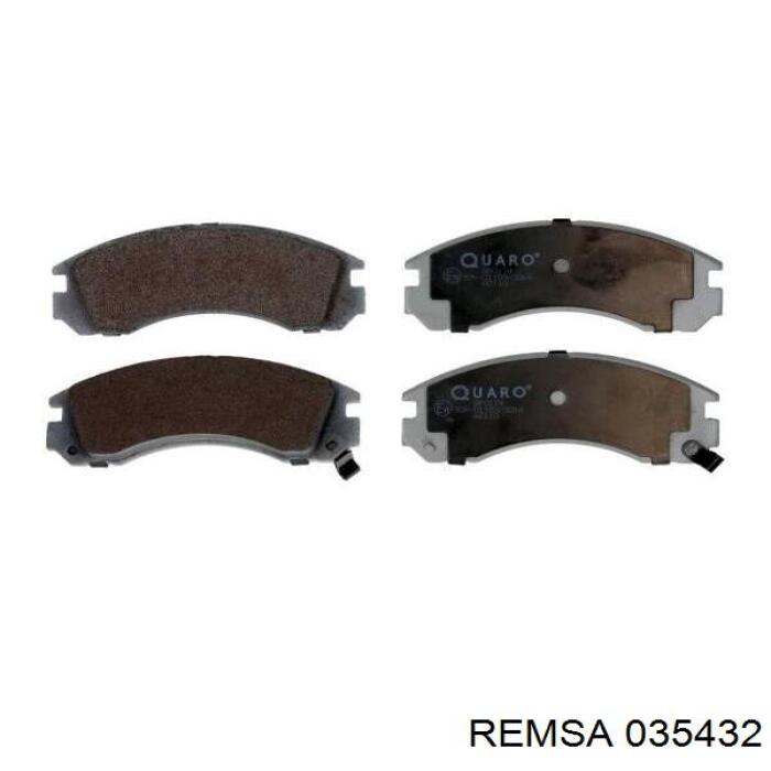 035432 Remsa колодки гальмівні передні, дискові