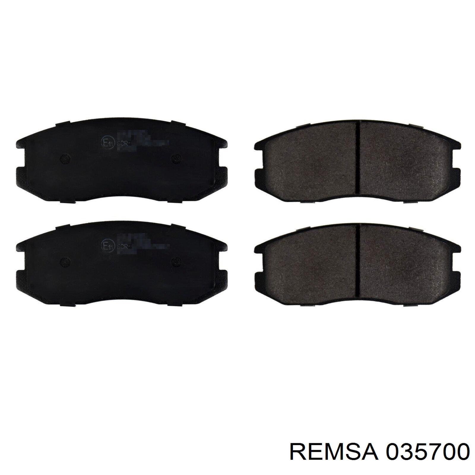 Тормозні колодки Remsa 035700