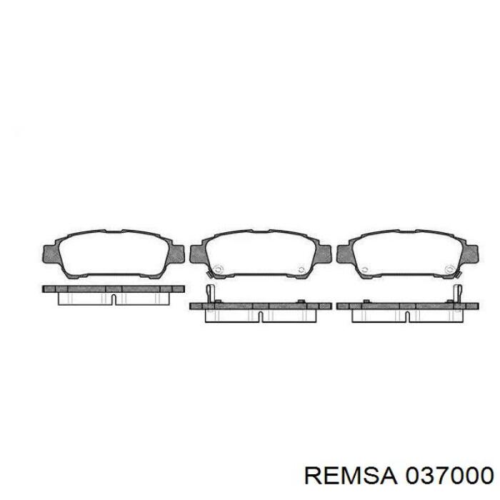 Гальмівні колодки Remsa 037000 ціна, від 23.95 USD
