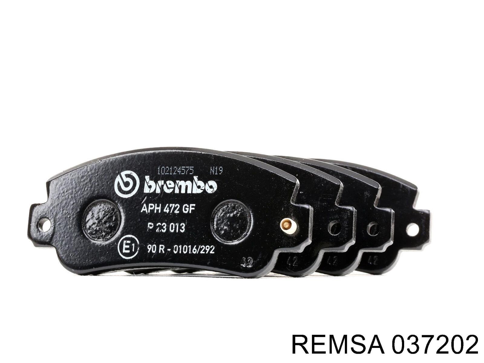 Гальмівні колодки Remsa 037202 ціна, від 12.85 USD