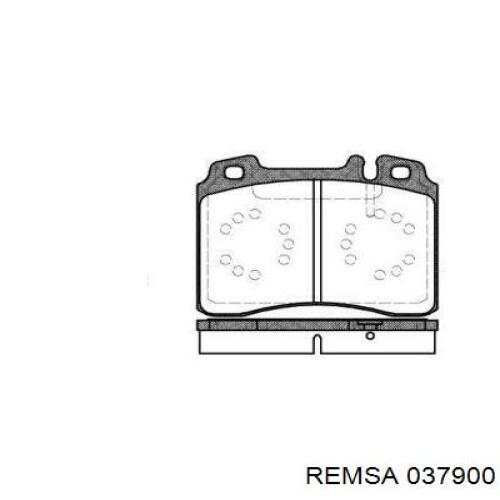 Колодки гальмівні передні, дискові 037900 Remsa