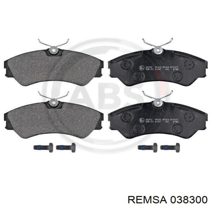 Купити 038300 Remsa Колодки гальмівні передні, дискові