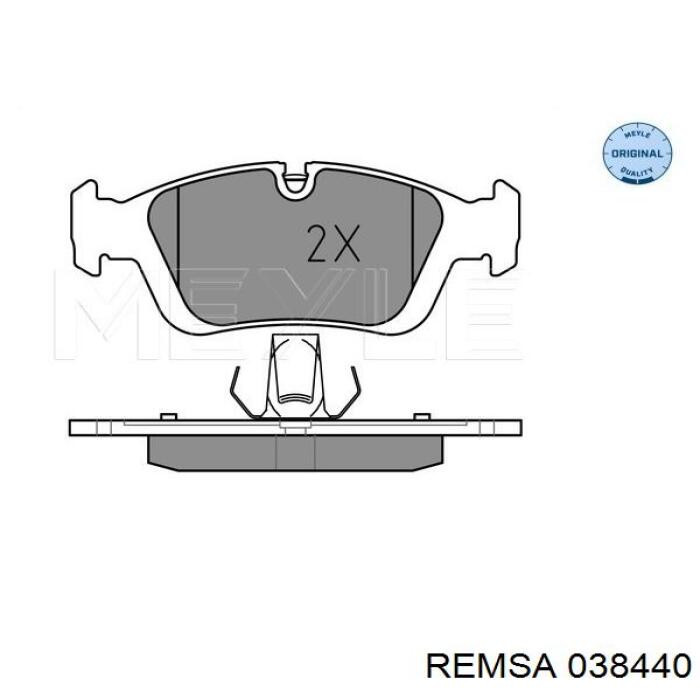 Тормозні колодки Remsa 038440
