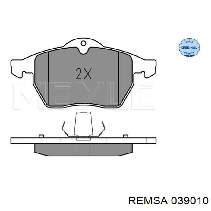 Передні тормозні колодки 039010 Remsa