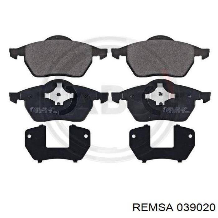 Гальмівні колодки Remsa 039020 ціна, від 26.26 USD