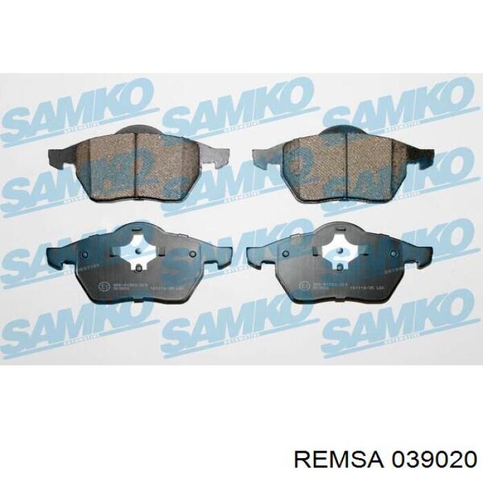 Передні тормозні колодки 039020 Remsa